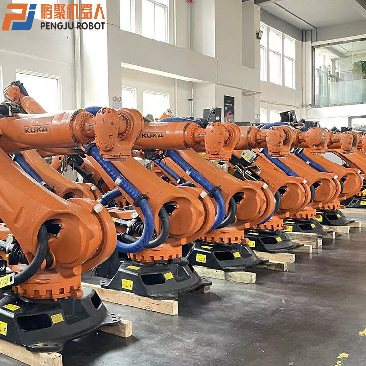 KUKA KR210 Prime 210kg Faydalı Yük Pelletizing Çözümü Kuka Programlama Pelletizing Robot With 2700 Mm Reach Handling Spot Welding Robot