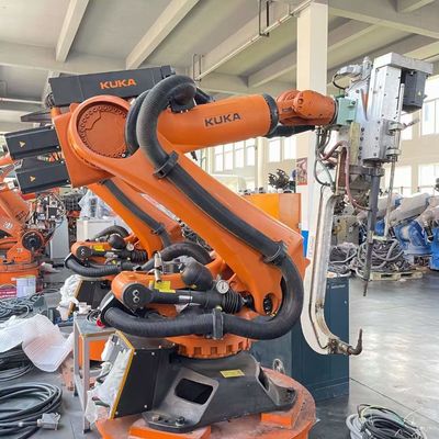 Kaynak Paletleme İçin 6 Eksenli Endüstriyel Kullanılmış Robotik Kol KUKA KR210