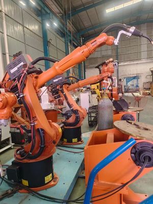 Robotik Kol 6 Eksen Endüstriyel Ekipman 240kg Vücut Ağırlığı Tavan Kurulum 2.8 M/s Hız malzeme kesme kaldırma