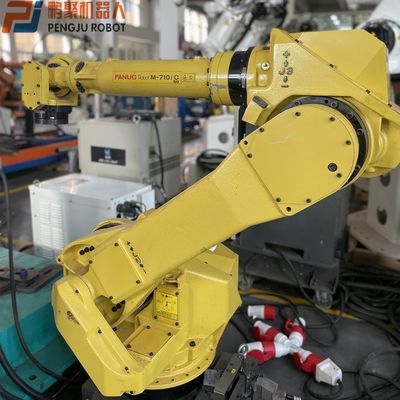 Endüstriyel dağıtım, makine yükleme, malzeme işleme için 50 kg kullanılmış FANUC robotları