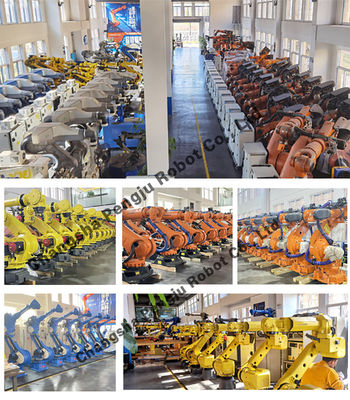 Endüstriyel kaynak dökmecilik et işleme Fanuc robotları M-710iC/50 kullanıldı