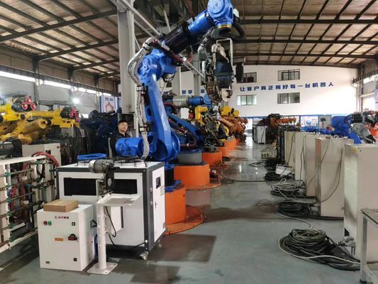 Yasakawa Es165d Alüminyum Alaşım Galvanize Paslanmaz Çelik Plakası Çapa Bolt için Nokta Kaynak Robotu